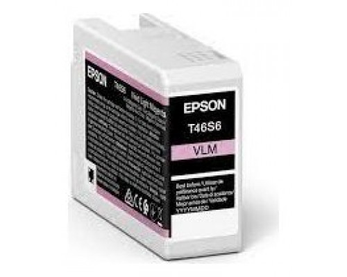 EPSON  Singlepack Vivid Light Magenta T46S6 UltraChrome Pro 10 ink 25ml SC-P700