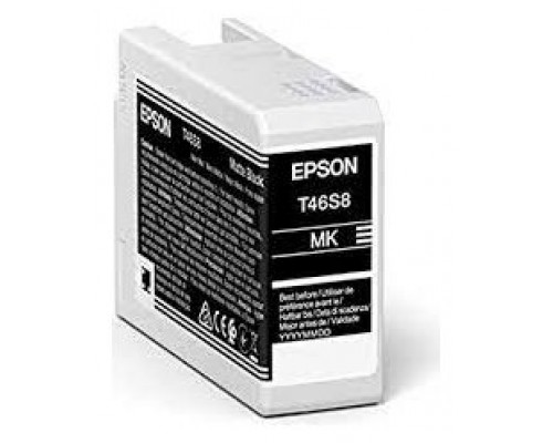 EPSON  Singlepack Matte Black T46S8 UltraChrome Pro 10 ink 25ml SC-P700