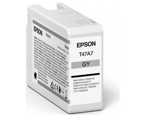 EPSON  Singlepack Gray T47A7 UltraChrome Pro 10 ink 50ml SC-P900