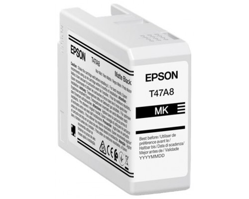 EPSON  Singlepack Matte Black T47A8 UltraChrome Pro 10 ink 50ml SC-P900