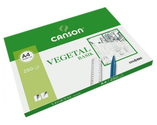 PAQUETE 250 HOJAS PAPEL VEGETAL A4 90G GUARRO CANSON C200406219 (Espera 4 dias)-SX9 PAQUETE 250 HOJAS PAPEL VEGETAL A4 90G GUARRO CANSON C200406219 (Espera 4 dias)