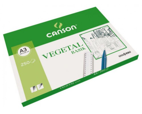 PAQUETE 250 HOJAS PAPEL VEGETAL A3 90G GUARRO CANSON C200406244 (Espera 4 dias)-SX19 PAQUETE 250 HOJAS PAPEL VEGETAL A3 90G GUARRO CANSON C200406244 (Espera 4 dias)