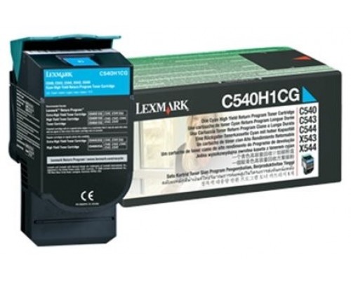 Lexmark 0C540H1CG CARTUCCIA TONER CIANO RETURN PROGRAM