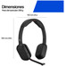 HP Poly Auriculares Bluetooth estéreo plegables Focus 625 (Espera 4 dias)-SX33 HP Poly Auriculares Bluetooth estéreo plegables Focus 625 (Espera 4 dias)