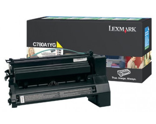 LEXMARK C-780/C-782/X-782 Cartucho de impresion Amarillo retornable (6.000 pag.)