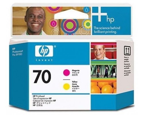 HP Photosmart Pro B9180/DesignJet Z3200 Nº70 Cabezal de impresion Magenta y amarillo