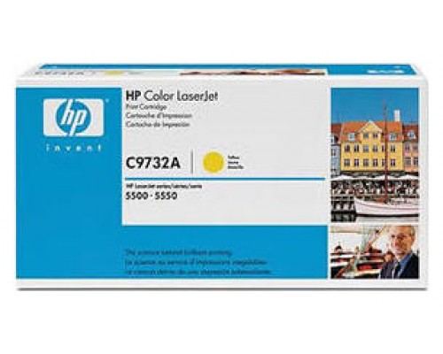 HP Laserjet Color 5500/5550 Toner Amarillo, 13.000 Paginas