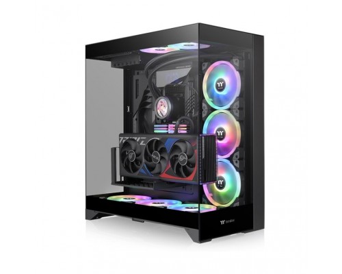 CAJA THERMALTAKE CTE E550 TG MID TOWER 2XUSB 3.0 1XUSB-C SN FUENTE NEGRO-SX37 CAJA THERMALTAKE CTE E550 TG MID TOWER 2XUSB 3.0 1XUSB-C SN FUENTE NEGRO