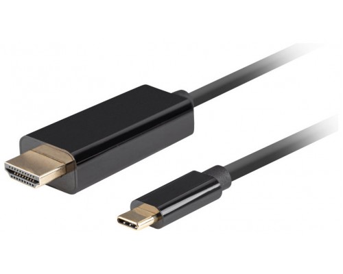 CABLE USB-C A HDMI LANBERG MACHO/MACHO 4K 60HZ 1M NEGRO