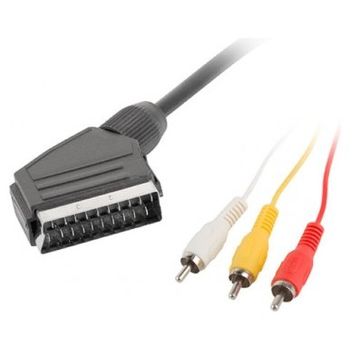 CABLE EUROCONECTOR LANBERG MACHO/3X RCA MACHO 1.8M-SX3 CABLE EUROCONECTOR LANBERG MACHO/3X RCA MACHO 1.8M