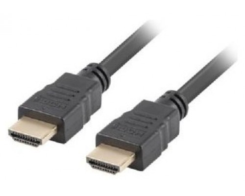 CABLE HDMI LANBERG MACHO/MACHO V1.4 ALTA VELOCIDAD 1M NEGRO