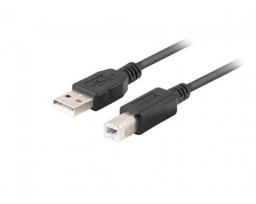 CABLE LANBERG IMPRESORA USB-A MACHO-USB-B MACHO 2.0 1M CON FERRITA CAJA RETAIL