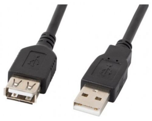 CABLE ALARGADOR LANBERG USB 2.0 MACHO HEMBRA 3M NEGRO