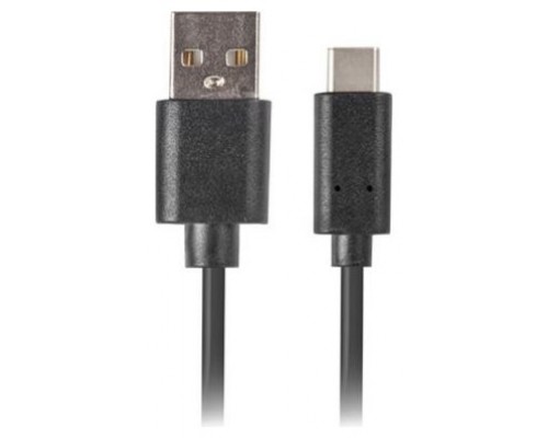 CABLE USB LANBERG 2.0 MACHO/USB C MACHO 0.5M NEGRO