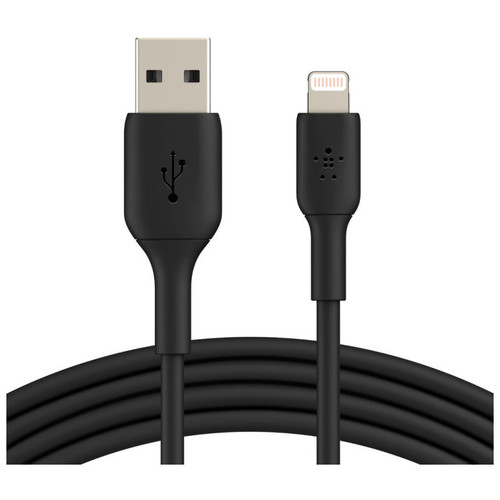 CABLE USB-A A LIGHTNING 1M BELKIN CAA001BT1MBK BOOST-SX3 CABLE USB-A A LIGHTNING 1M BELKIN CAA001BT1MBK BOOST