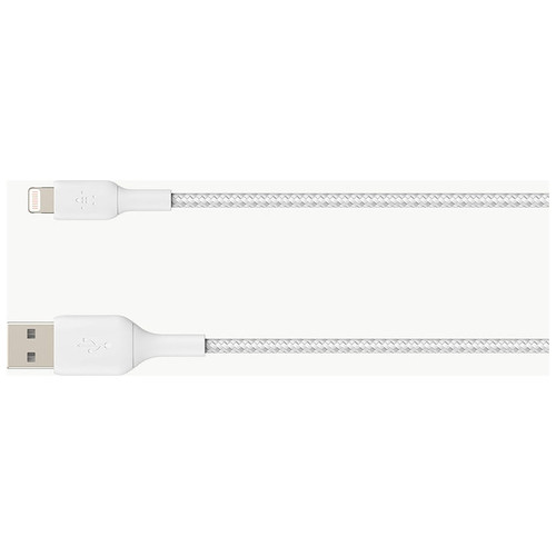 CABLE USB-A A LIGHTNING 1M BELKIN CAA002BT1MWH-SX3 CABLE USB-A A LIGHTNING 1M BELKIN CAA002BT1MWH