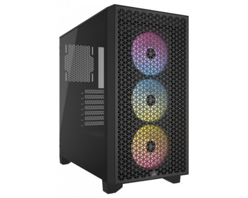 CAJA CORSAIR 3000D AIRFLOW MID-TOWER CRISTAL TEMPLADO NEGRA CC-9011251-WW (Espera 4 dias)