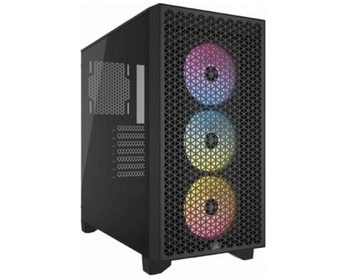 CAJA SEMITORRE ATX 3000D RGB AIRFLOW TG BLACK CORSAIR (Espera 4 dias)