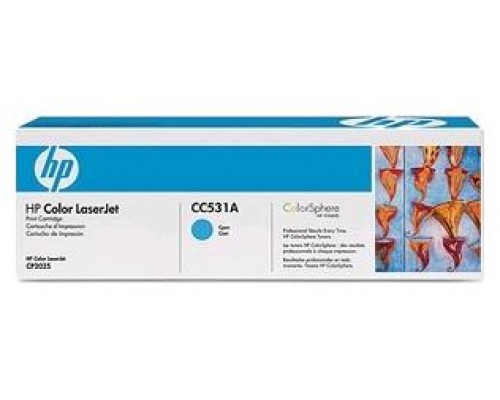 HP Laserjet Color CP2025,CM2320 Toner Cian 2.800 pag. 304A