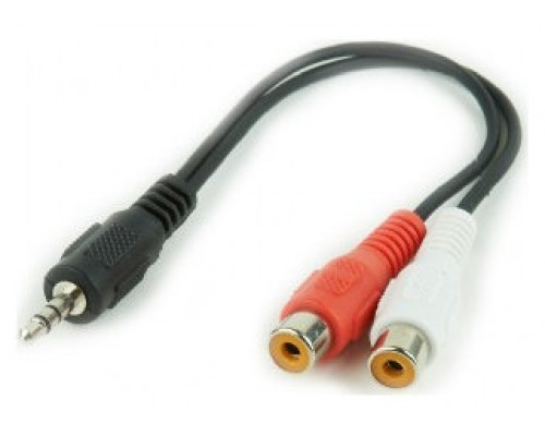 CABLE AUDIO GEMBIRD CONECTOR 3,5MM A 2X RCA 0,2M