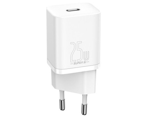 BASEUS SUPER SI QUICK CHARGER 1C 25W EU WHITE (Espera 4 dias)-SX5 BASEUS SUPER SI QUICK CHARGER 1C 25W EU WHITE (Espera 4 dias)