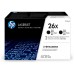 HP LaserJet Pro M402/426 Pack 2 Toner Negro nº26X 9.000 paginas alta capacidad