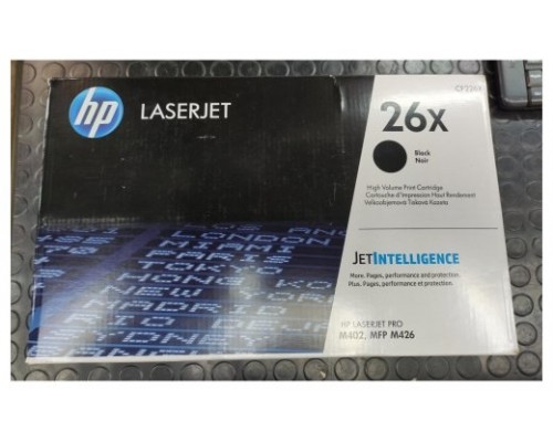 Leve deterioro del embalaje.HP TONER 26X NEGRO CF226X