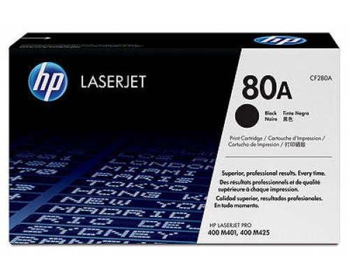 TONER HP 80A NEGRO 2700PAG