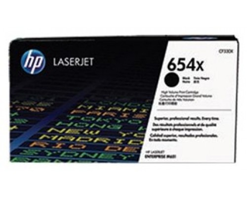 HP LaserJet 654X Toner Negro Alta capacidad