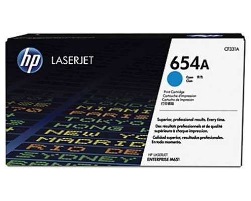 HP LaserJet 654A Toner Cian