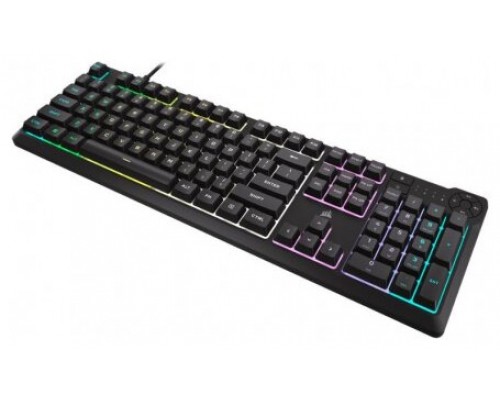 TECLADO CORSAIR USB K55 CORE RGB GAMING ICUE NEGRO