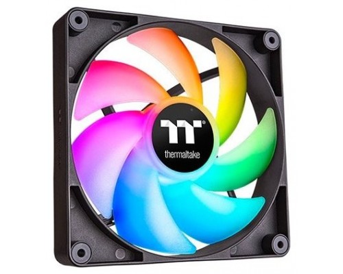 VENTILADOR 120X120 THERMALTAKE CT120 ARGB BLACK PACK 2UD