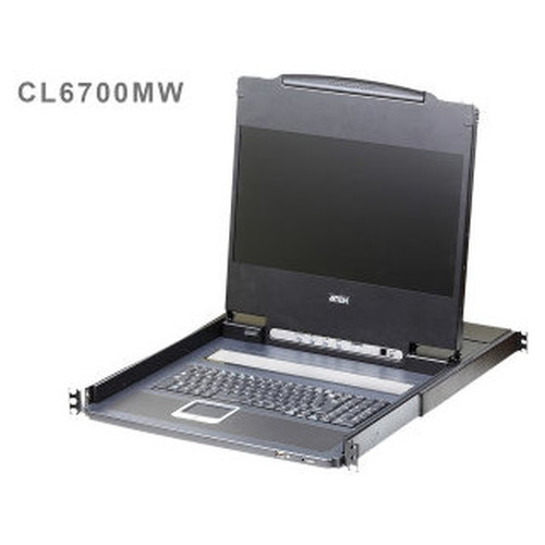 ATEN Consola LCD single rail (HDMI / DVI / VGA, USB) (Espera 4 dias)-SX467 ATEN Consola LCD single rail (HDMI / DVI / VGA, USB) (Espera 4 dias)