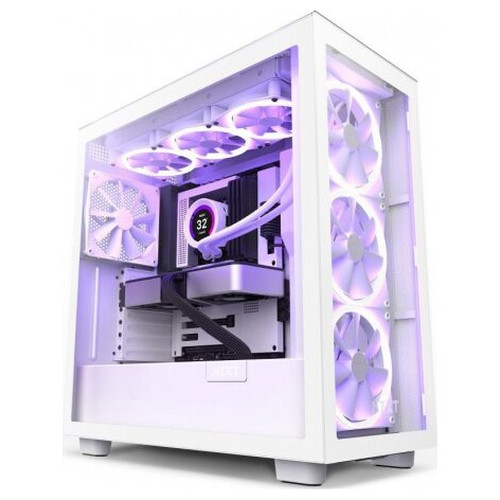 CAJA ATX SEMITORRE NZXT H7 ELITE RGB BLANCA CRISTAL-SX36 CAJA ATX SEMITORRE NZXT H7 ELITE RGB BLANCA CRISTAL