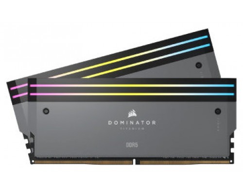 MEMORIA CORSAIR DDR5 64GB 2X32GB PC6000 DOMINATOR TITANIUM CMP64GX5M2B6000Z30 (Espera 4 dias)