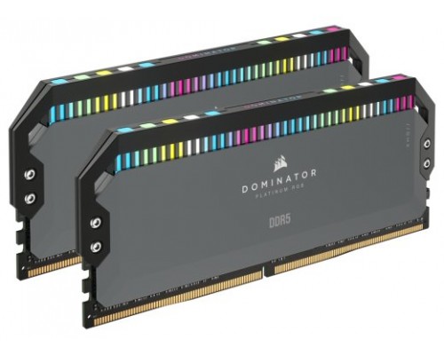 MEMORIA CORSAIR DDR5 32GB 2X16GB PC6000 DOMINATOR PLATINUM RGB CMT32GX5M2B6000Z30K (Espera 4 dias)