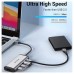 DOCKING STATION 5 PUERTOS USB-C 1xHDMI/3xUSB-A/1xUSB-C PD GRIS VENTION (Espera 4 dias)