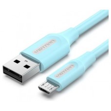 CABLE USB 2.0 A MICRO USB 1.5 M AZUL VENTION (Espera 4 dias)