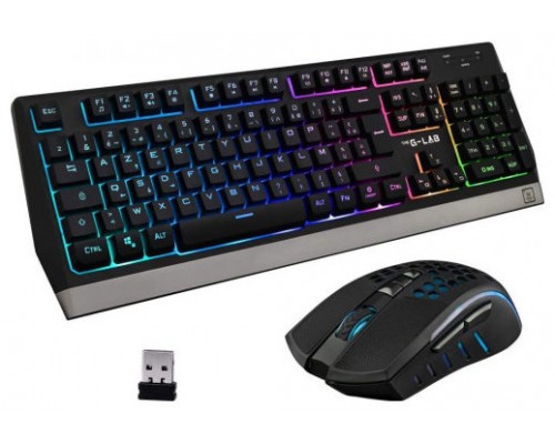 THE G-LAB WIRELESS GAMING COMBO - MOUSE + KEYBOARD - SPANISH LAYOUT (Espera 4 dias)