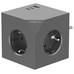 Coolbox CUBIK Base 3 Enchufes Carga USB C+A-SX4 Coolbox CUBIK Base 3 Enchufes Carga USB C+A