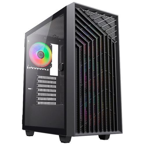 CAJA ATX COOLBOX GA300B GRID LINE 4xVENT ARGB GPU MAX