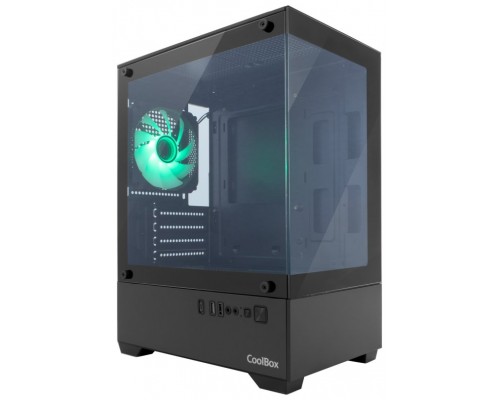 CAJA SOBREMESA MICROATX GM200 VISION LITE NEGRO COOLBOX (Espera 4 dias)