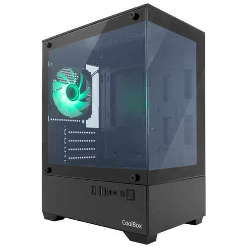CAJA MICRO ATX COOLBOX GM2000 VISION LITE CRISTAL GPU
