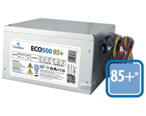 COOLBOX FUENTE ALIMENTACION ATX ECO-500 85+ (80+ BRONZE)