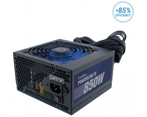 COOLBOX FUENTE ALIM ATX  POWERLINE3 850W 85%EFI