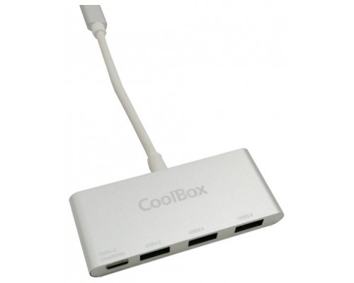HUB USB-C COOLBOX 3 USB 3.0(A) + POWERDELIVERY
