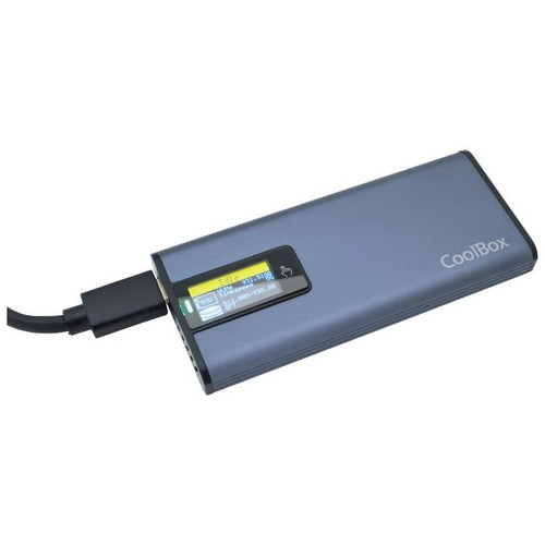 Coolbox CAJA SSD M.2 NVME/SATA LCD MINICHASE PS32-SX4 Coolbox CAJA SSD M.2 NVME/SATA LCD MINICHASE PS32