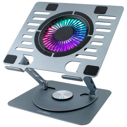 COOLBOX Base refrigerac.Portátil COOLAIR 1vent RGB-SX6 COOLBOX Base refrigerac.Portátil COOLAIR 1vent RGB