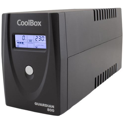COOLBOX SAI GUARDIAN 3 800VA 480W CON PANTALLA LCD-SX15 COOLBOX SAI GUARDIAN 3 800VA 480W CON PANTALLA LCD