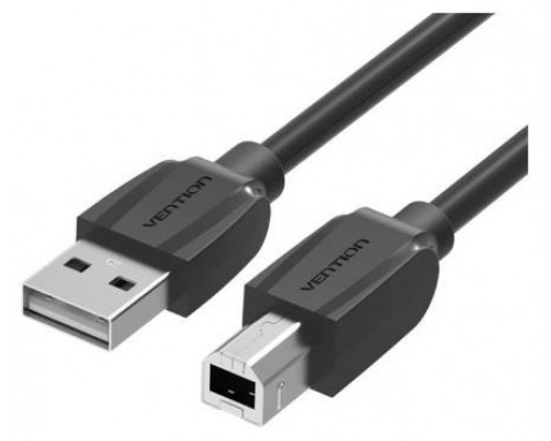 CABLE USB 2.0 IMPRESORA TIPO USB A/M-B/M 1.5 M NEGRO VENTION (Espera 4 dias)